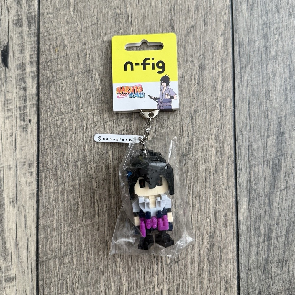 Nanoblock‎ N-Fig Naruto Shippuden Sasuke Uchiha Keychain Figure NFG-16 New JAPAN